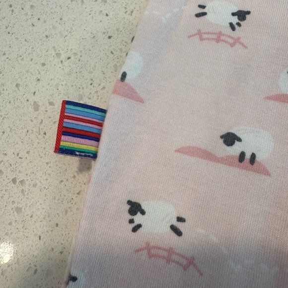 Magnetic me pink sheep footie pajama - Picture 5 of 9